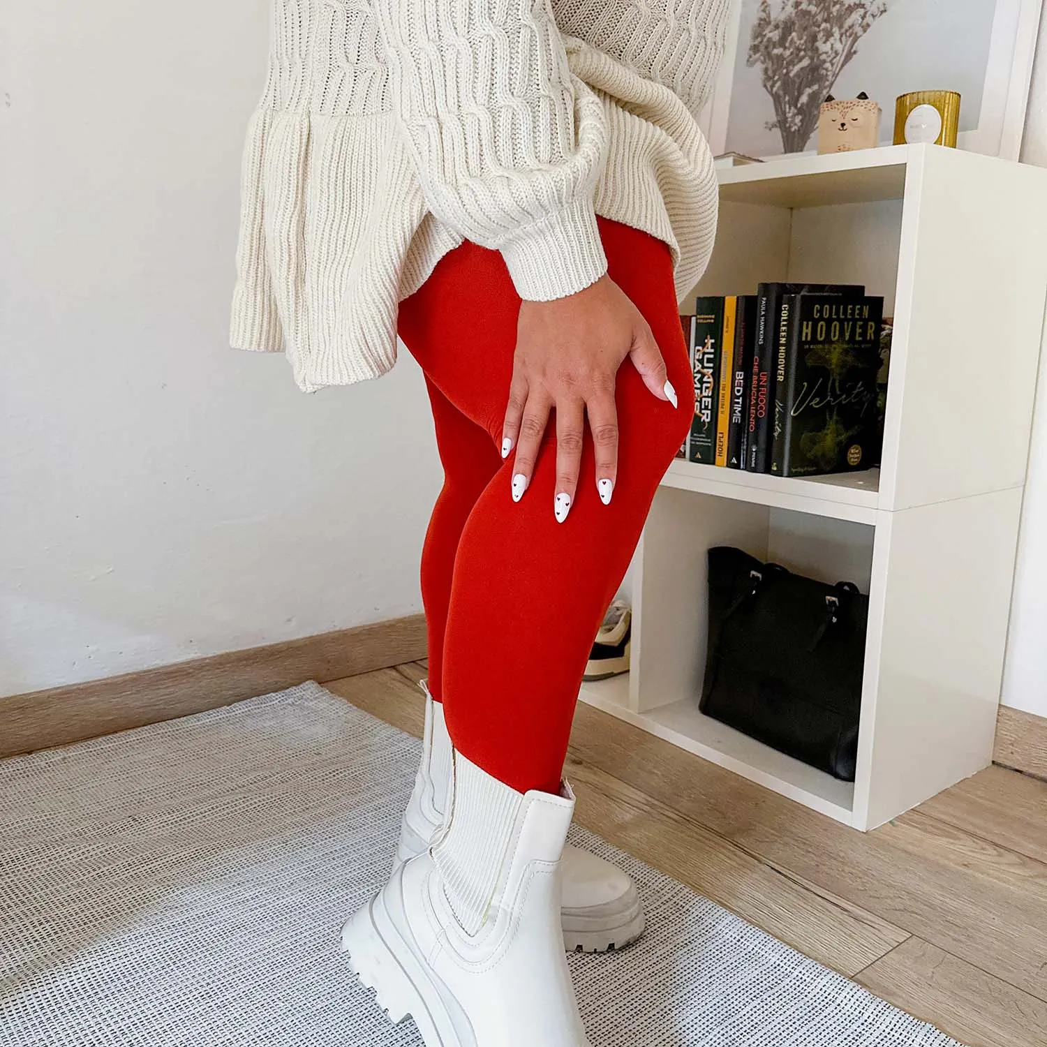 80 Denier Tights - Red Sauce