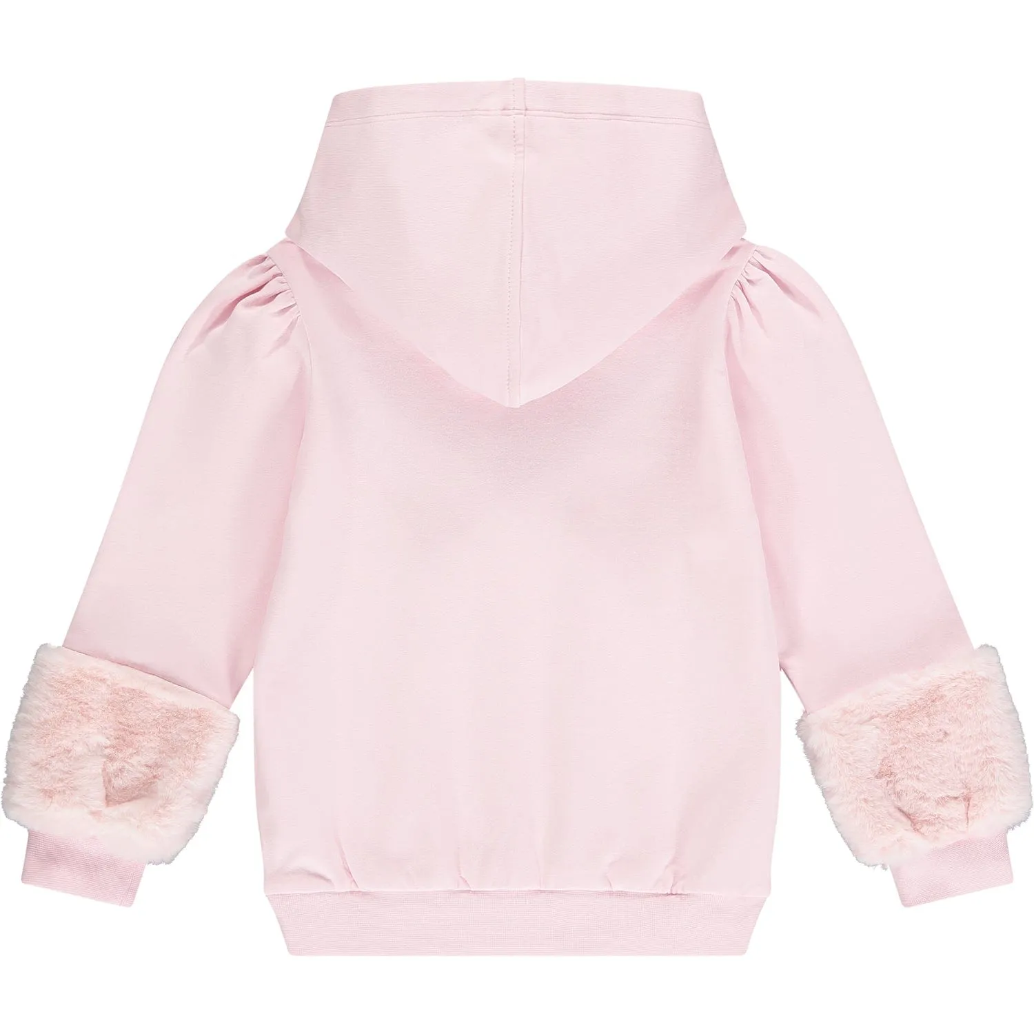 A DEE - Paris Faux Fur Heart Tracksuit - Pale Pink