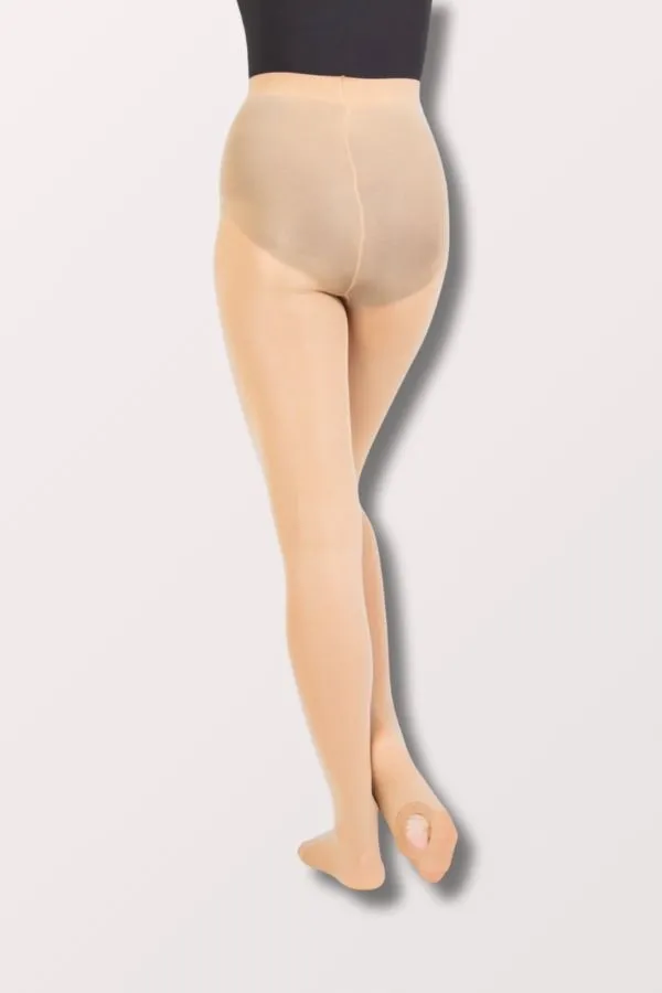 Adult Knit Waist Total Stretch Convertible Tights (A81) - Jazzy Tan