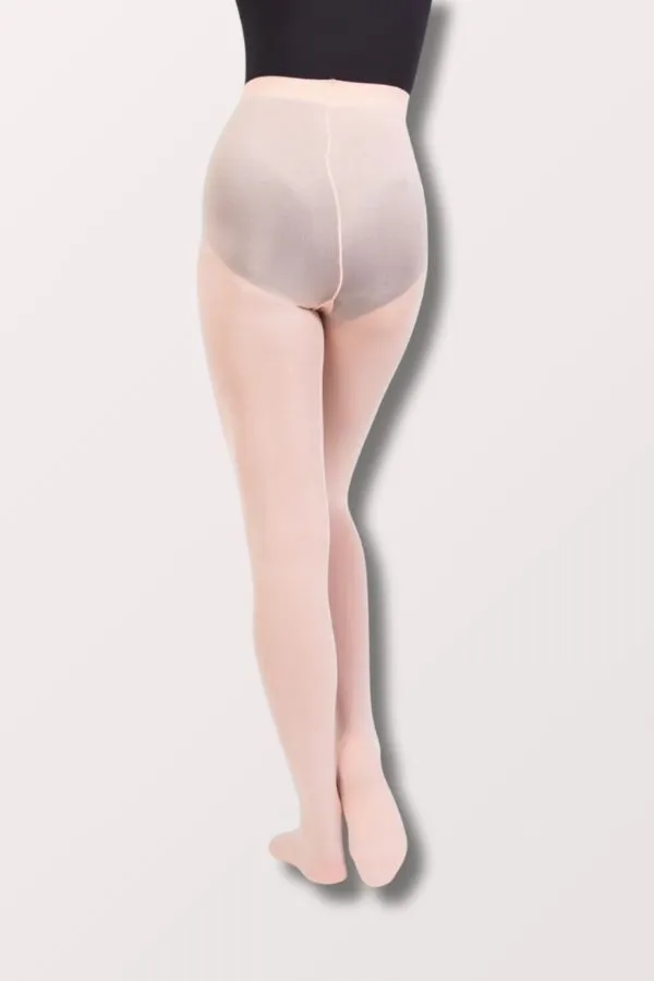 Adult Knit Waist Total Stretch Footed Tights (A80) - Ballet Pink