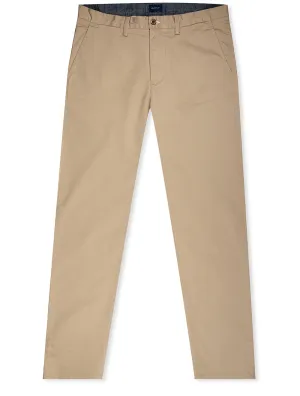 Allister Regular Fit Twill Chinos Dark Khaki