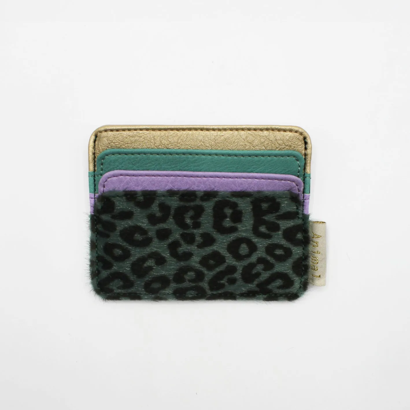 Animal Lilac Leopard Print Card Holder