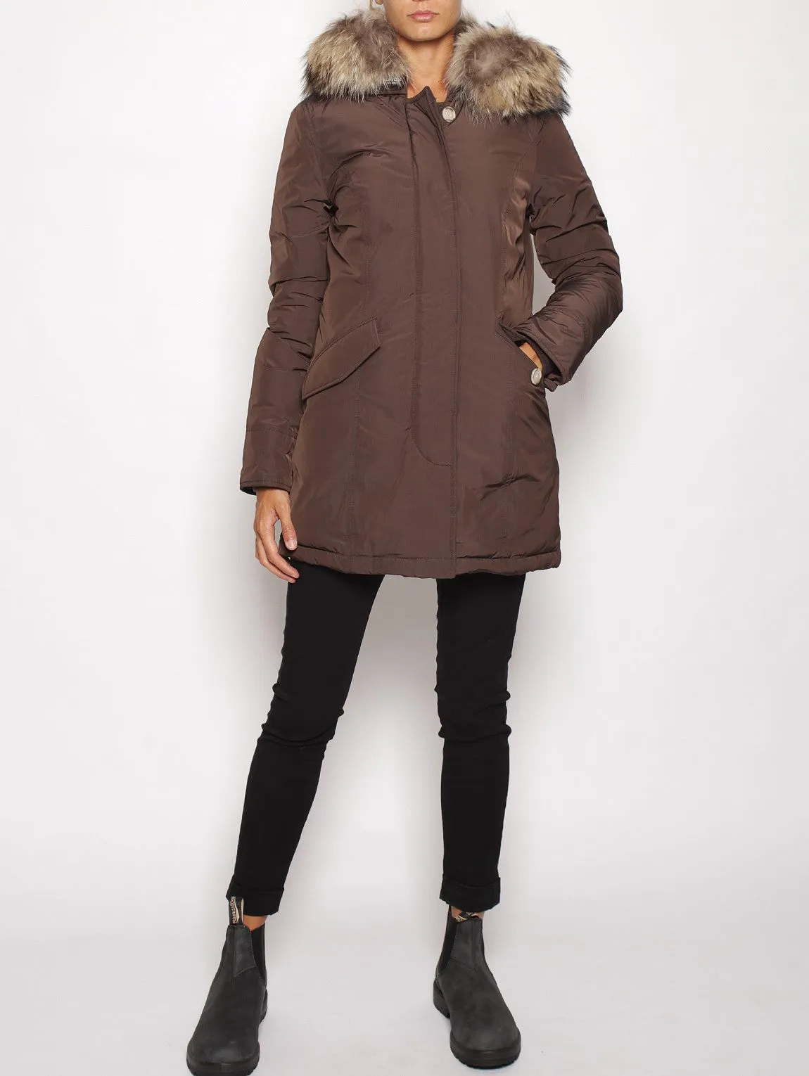 Arctic Parka in Shape Memory  Marrone