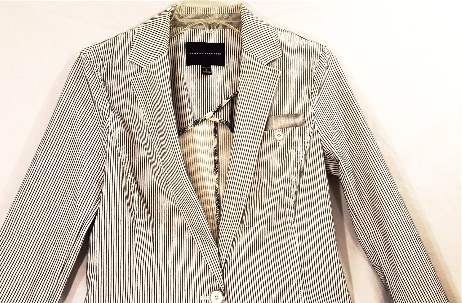 Banana Republic Striped Blazer