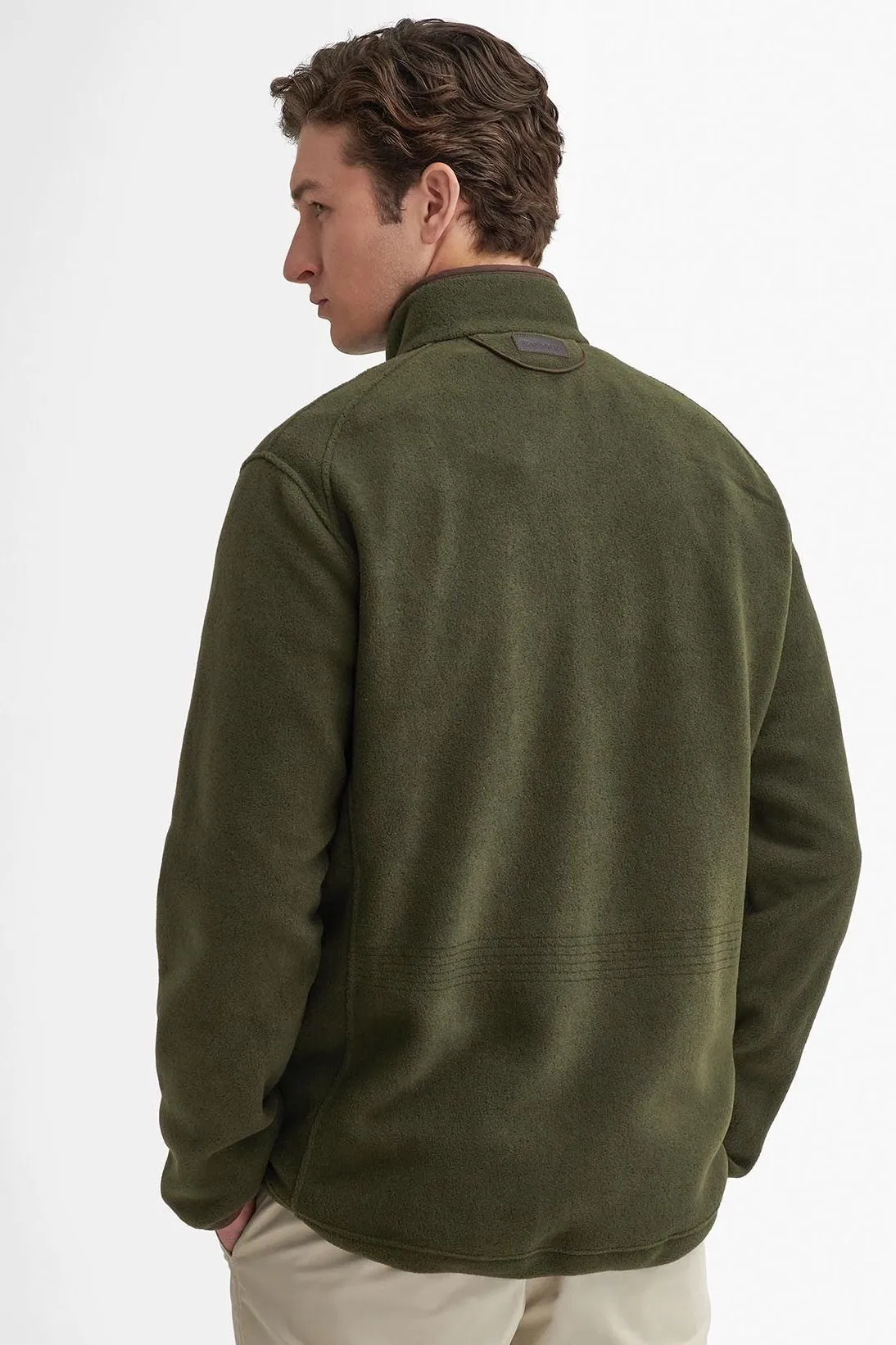 Barbour Fleece Langdale fleece Jacket in Olive Forest MFL0192OL72