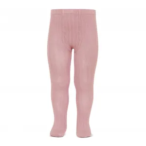 Basic Rib Tights (Dusty Pink)