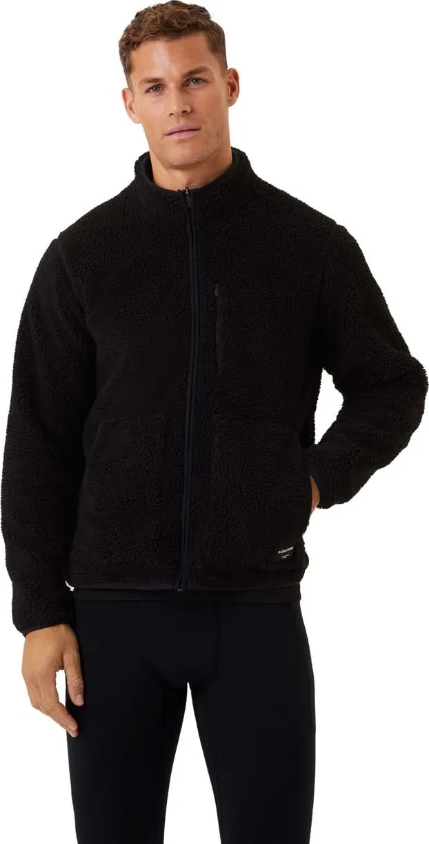 Björn Borg Men&#x27;s Centre Pile Fleece Jacket Black Beauty | Buy Björn Borg Men&#x27;s Centre Pile Fleece Jacket Black Beauty here | Outnorth