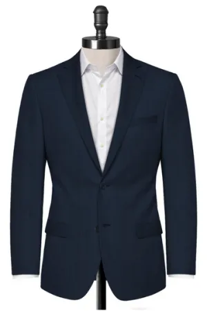 Blue Sharkskin Blazer