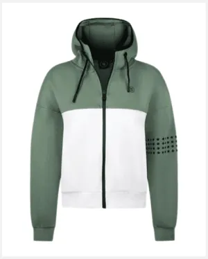 By VP Zip Jacket Women Green/White