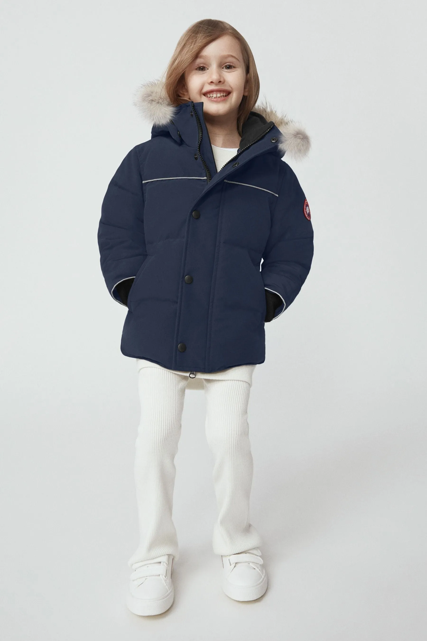 Canada Goose Kids Snowy Owl Down Parka Jacket