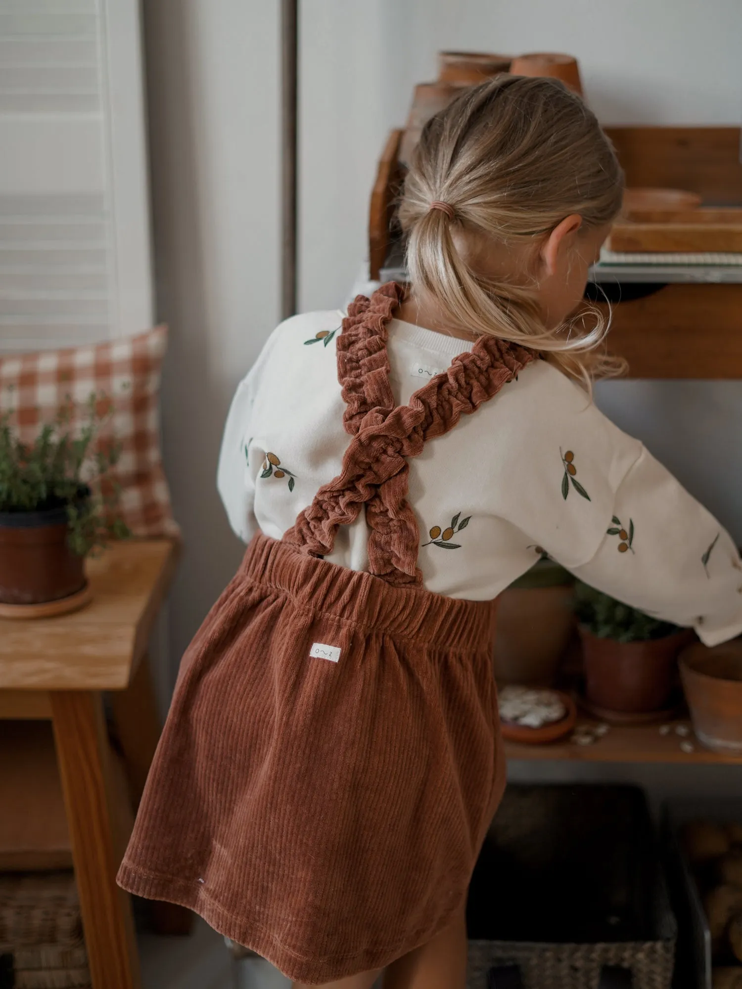 Cinnamon Pinny Dress