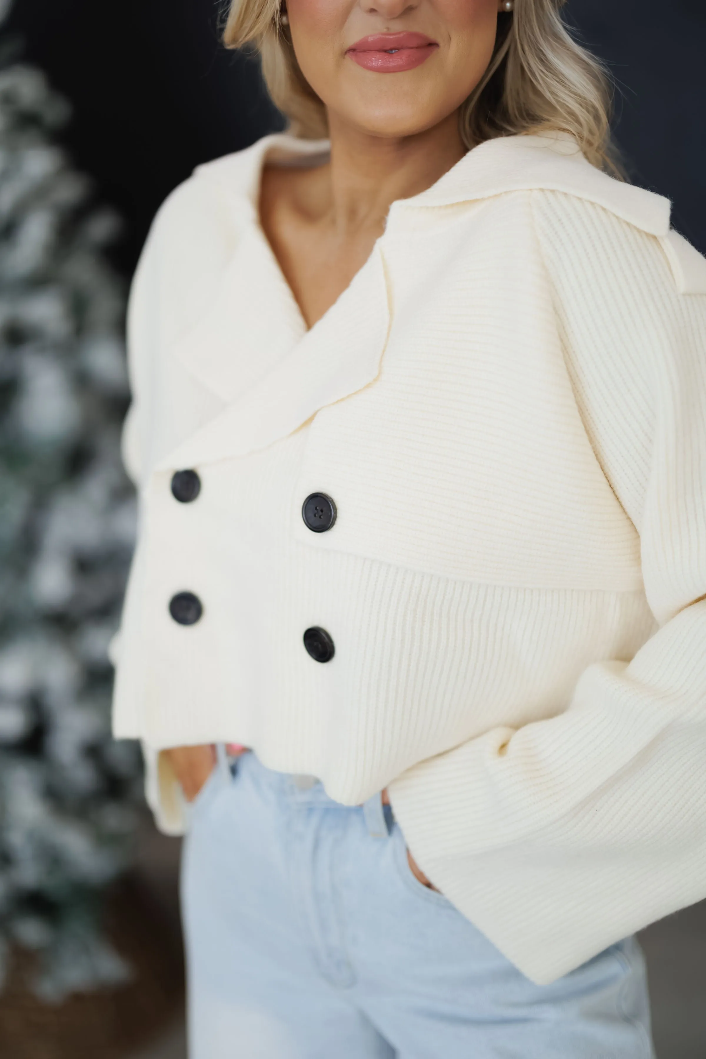 Collins Jacket-Ivory