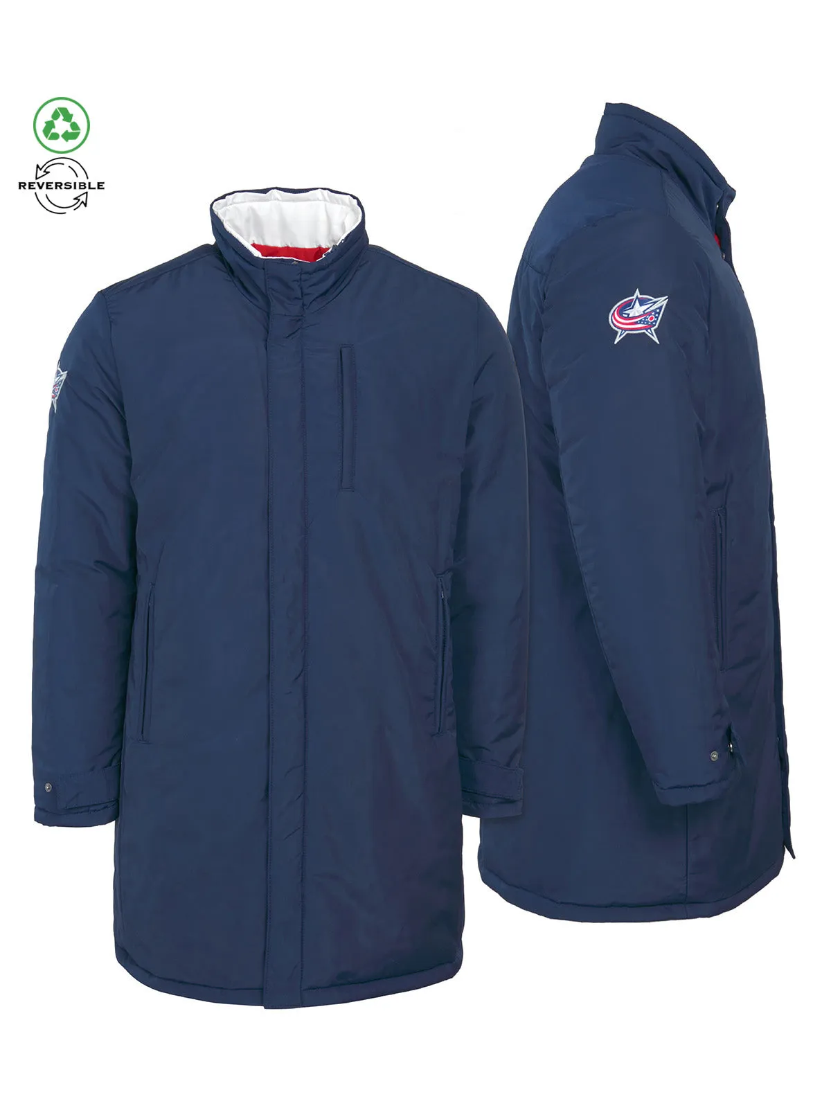 Columbus Blue Jackets Reversible Parka Jacket