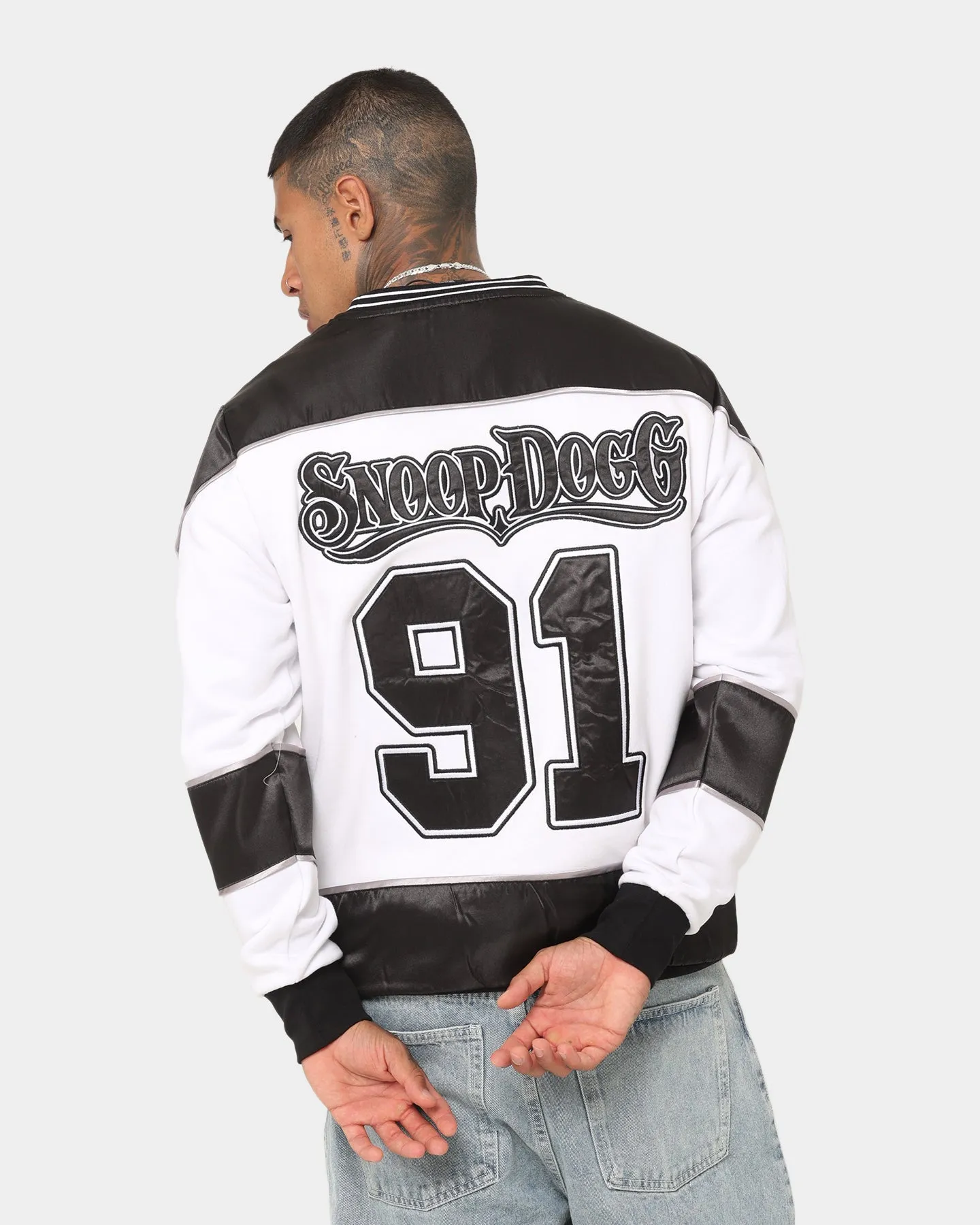 Deathrow Records LA Style Crewneck Black/White