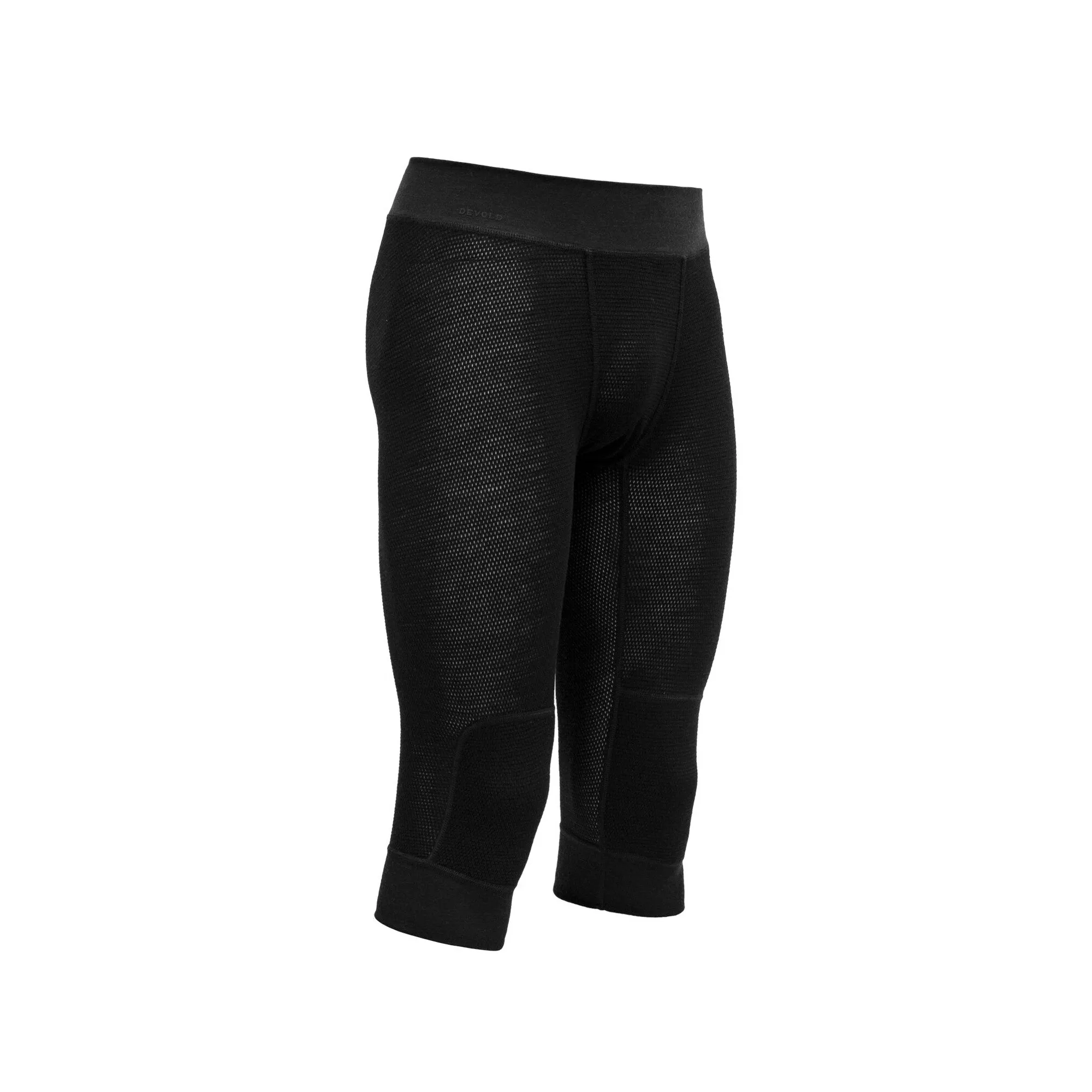 Devold Men&#x27;s Wool Mesh 3/4 Long Johns Caviar | Buy Devold Men&#x27;s Wool Mesh 3/4 Long Johns Caviar here | Outnorth