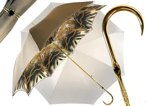 Double Cloth Umbrella In A Fantastic Chocolate Color