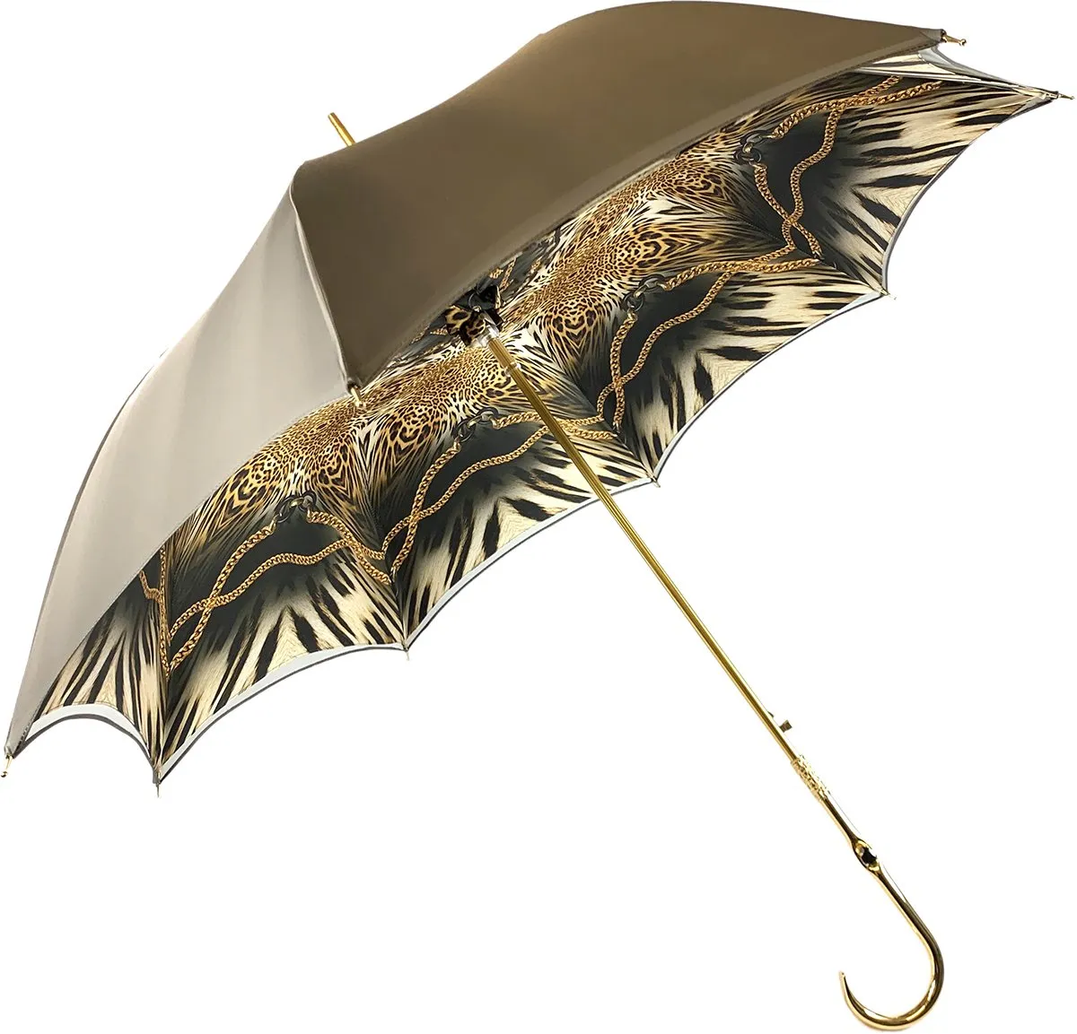 Double Cloth Umbrella In A Fantastic Chocolate Color