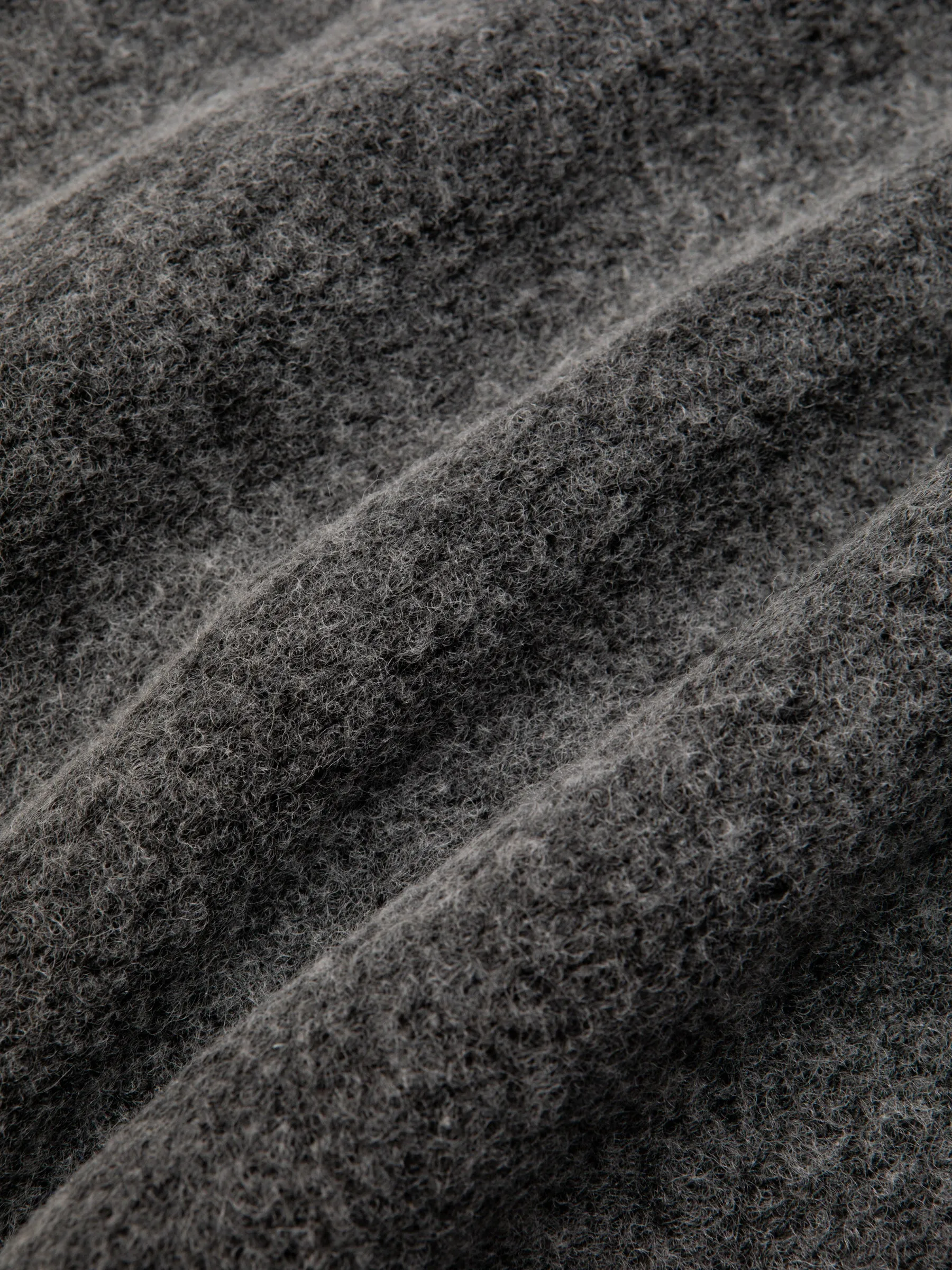 Dreghorn Fleece In Grey Italian Wool