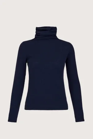 Flodden Cowl Cashmere Navy