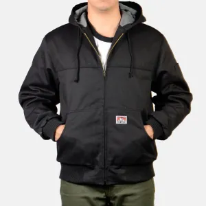 Full-Zip Hooded Jacket: Black