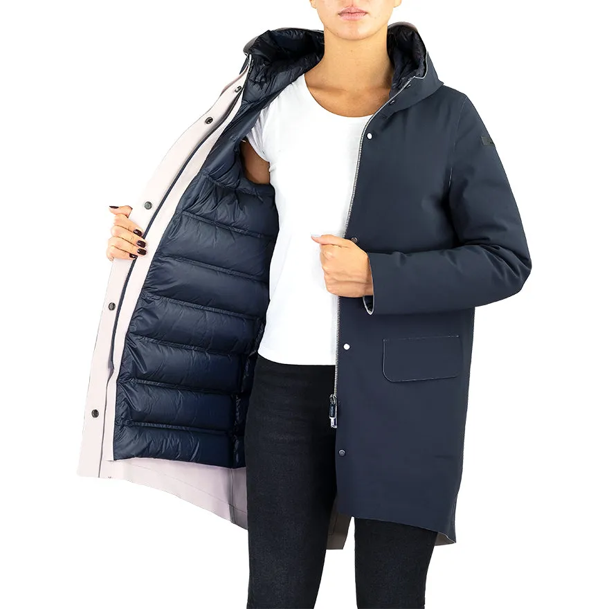 Giaccone RRD Down Under Parka Lady Blue Black