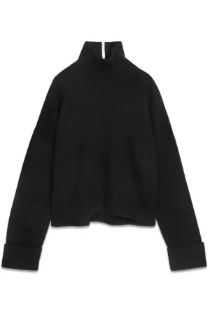 High-Neck Wool Jumper