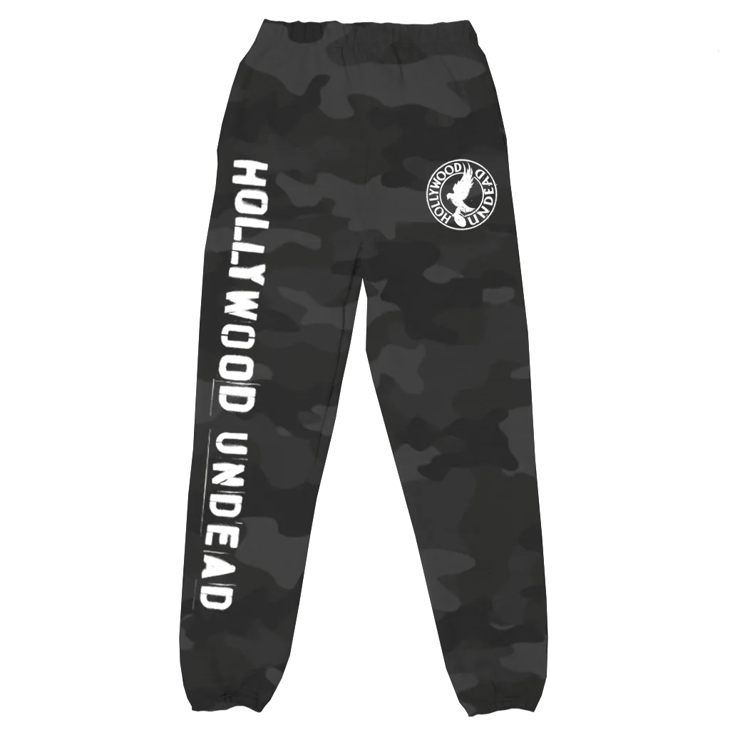 Hotel Kalifornia Circle Logo Sweatpants (Black Camo)