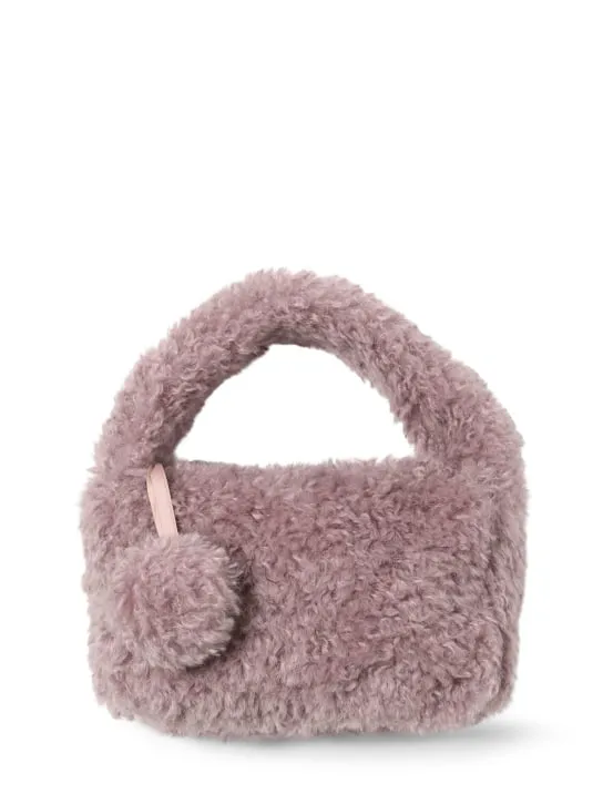 Il Gufo   Faux fur shoulder bag 