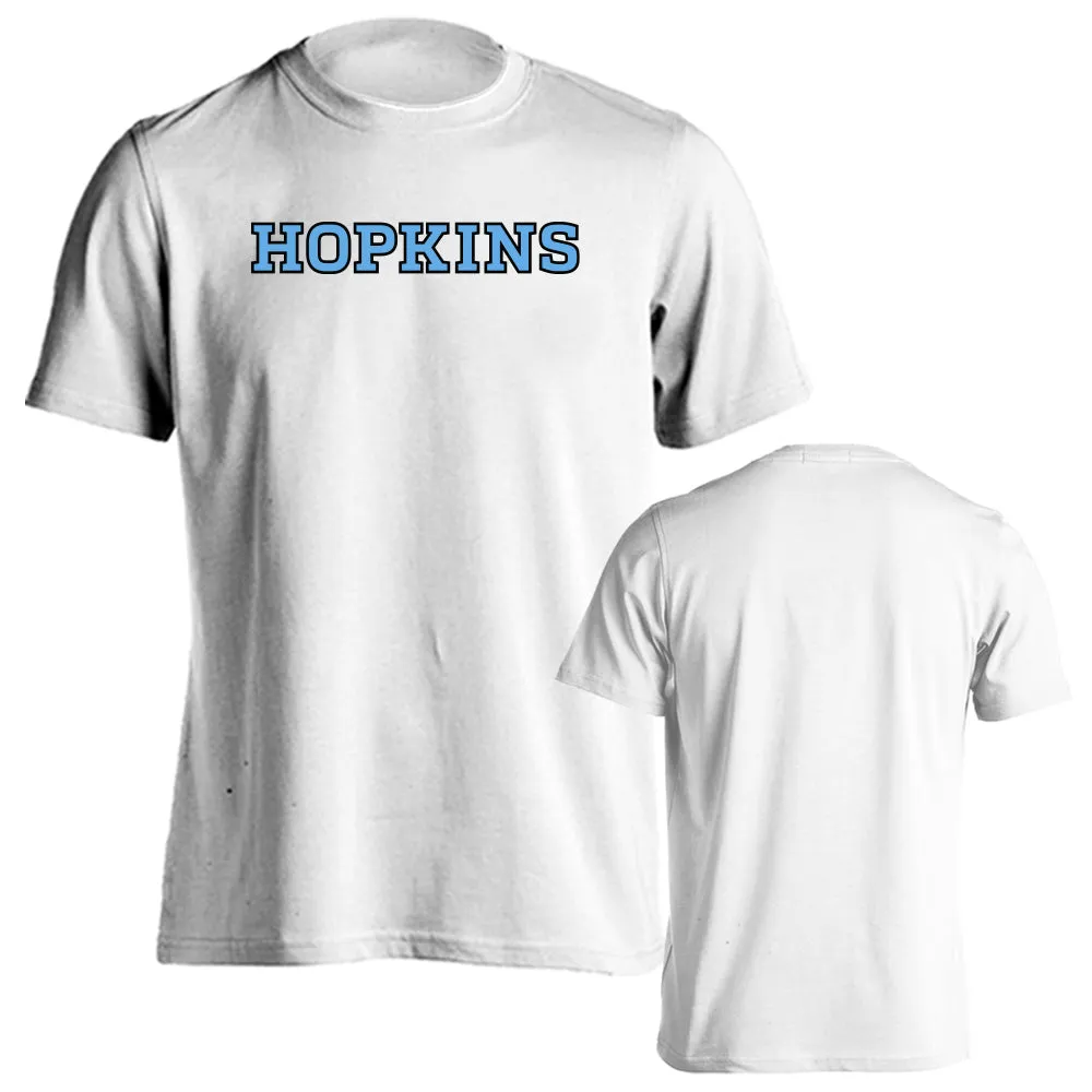 Johns Hopkins University Blue Jays Arch Text Text Short Sleeve T-shirt Tee