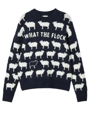 Joules What The Flock Intarsia Sheep Jumper