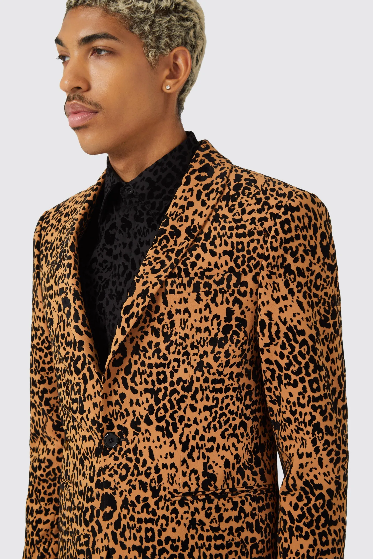 Kilkea Slim Fit Leopard Print Jacket TT x AM - ARCHIVE