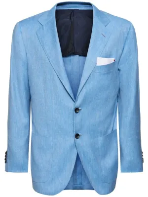 Kiton   Linen blend blazer 