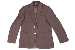 Ladies Plain Blazer - Brown