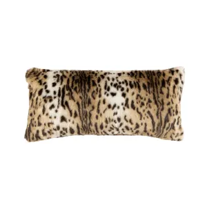 Leopard Faux Fur Large Pillow by Lili Alessandra