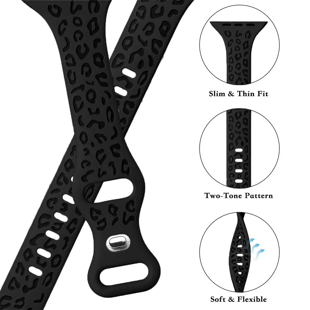 Leopard Slim Silicone Strap for Apple Watch