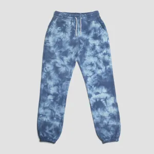 Loftloom Sweatpants Indigo Smoke Tie Dye