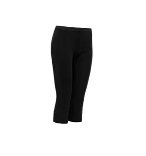 Mallas de mujer Devold Hiking Woman 3/4 Long Johns (negro)