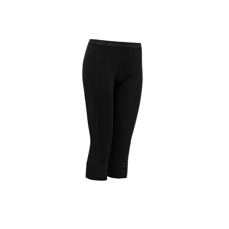 Mallas de mujer Devold Hiking Woman 3/4 Long Johns (negro)