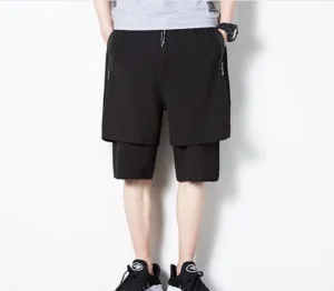 Mens Double Layer Shorts