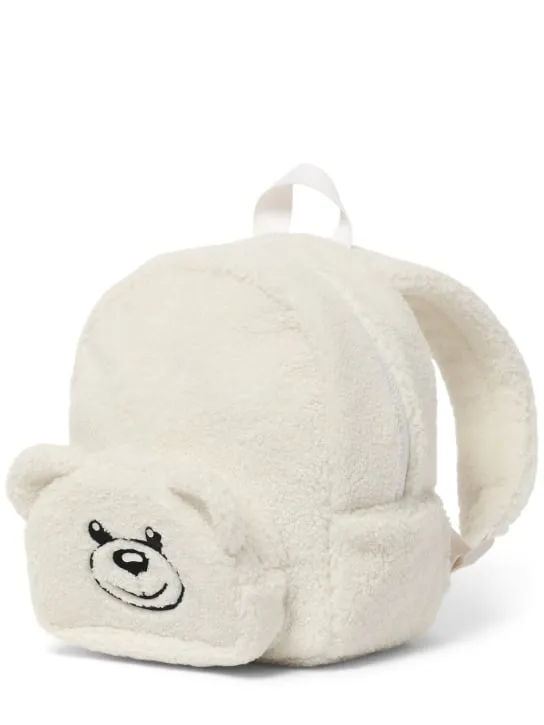 Moschino   Faux fur bear backpack 