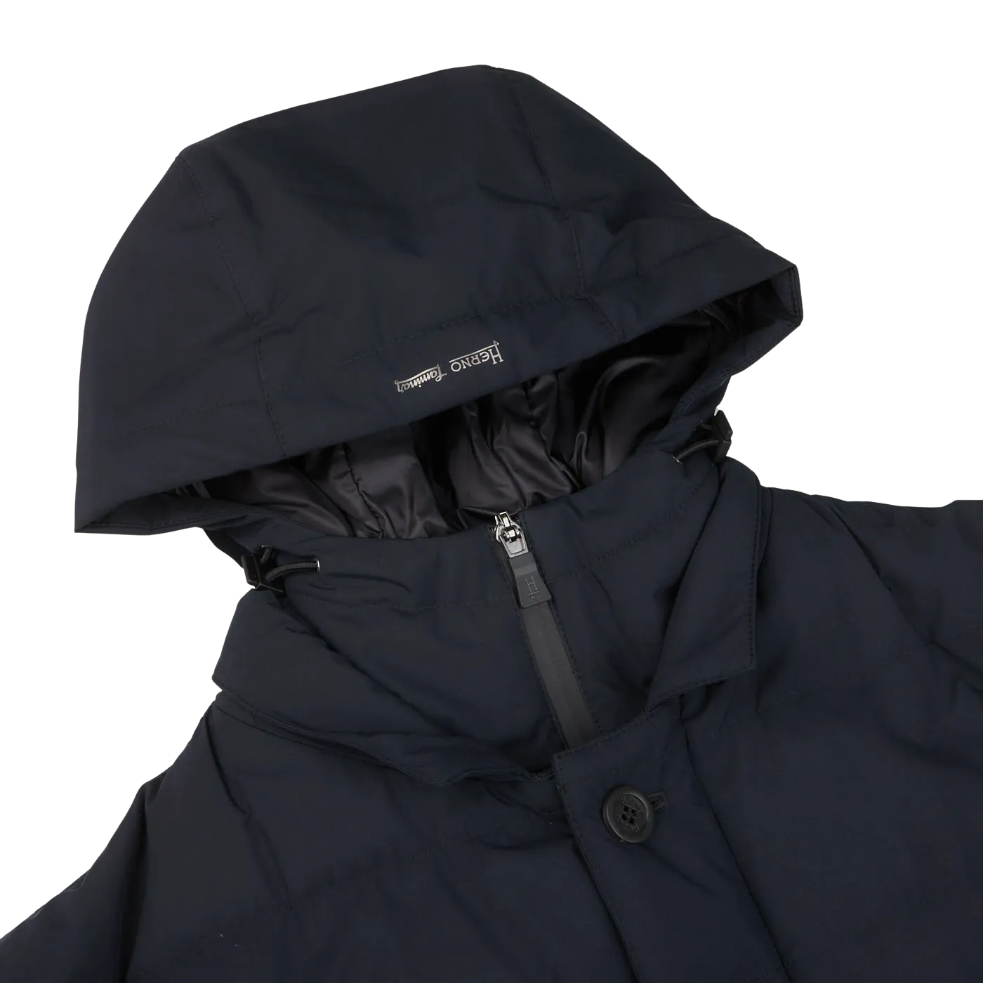 Navy Blue Nylon Gore-Tex Legend Coat