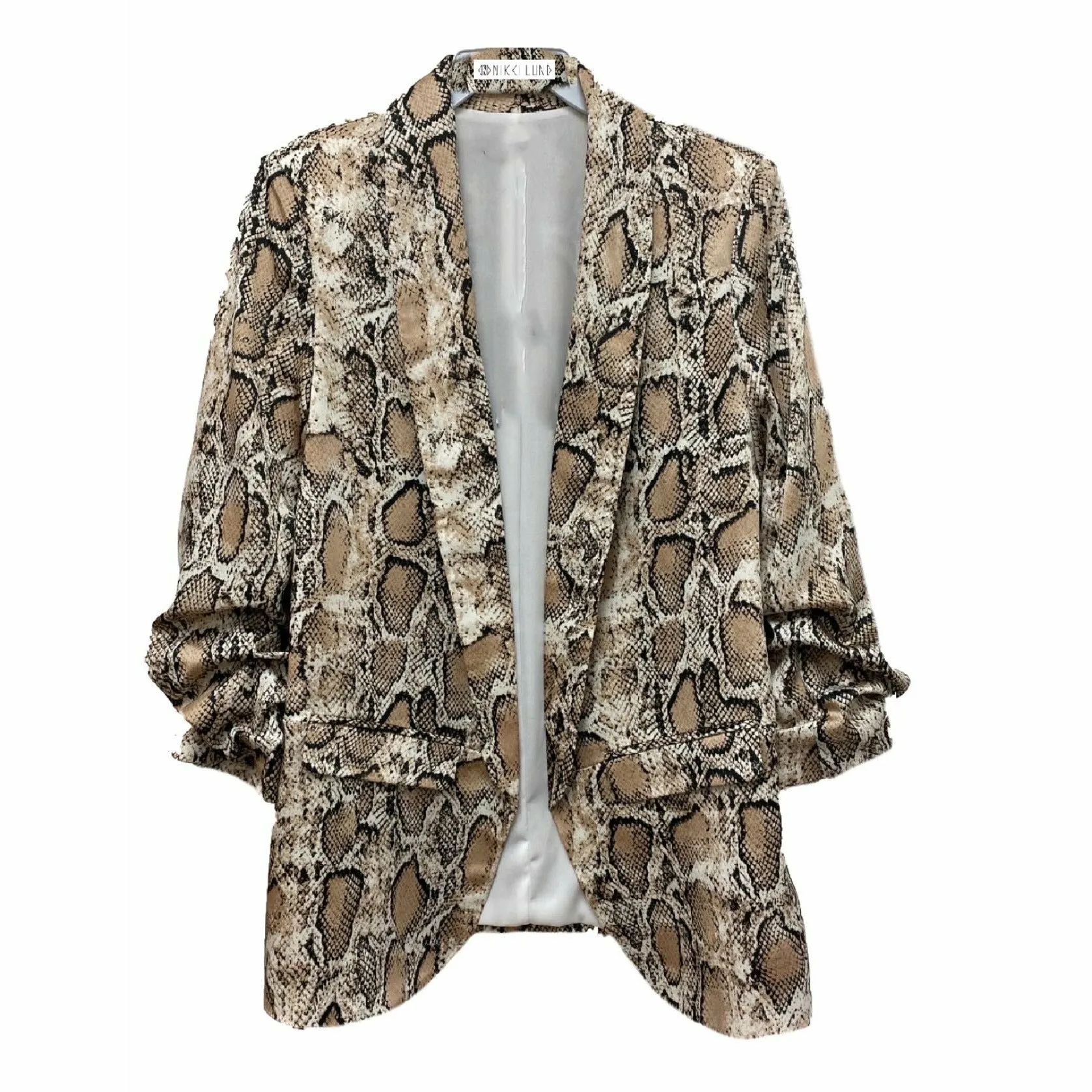 Nina Snake Print Blazer