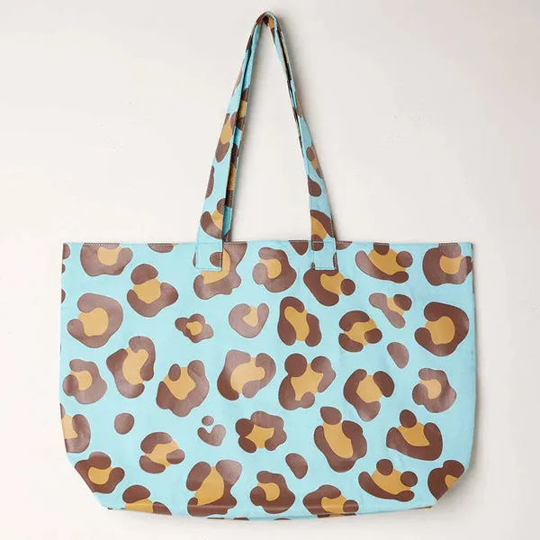 Obey Leopard Tote Bag - Soap Suds