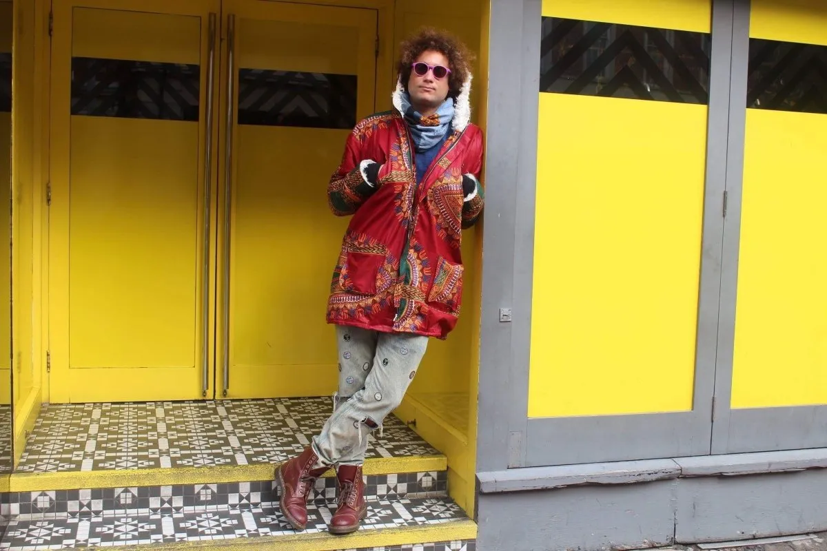 Red Dashiki Winter Coat - African Coat - African Parka