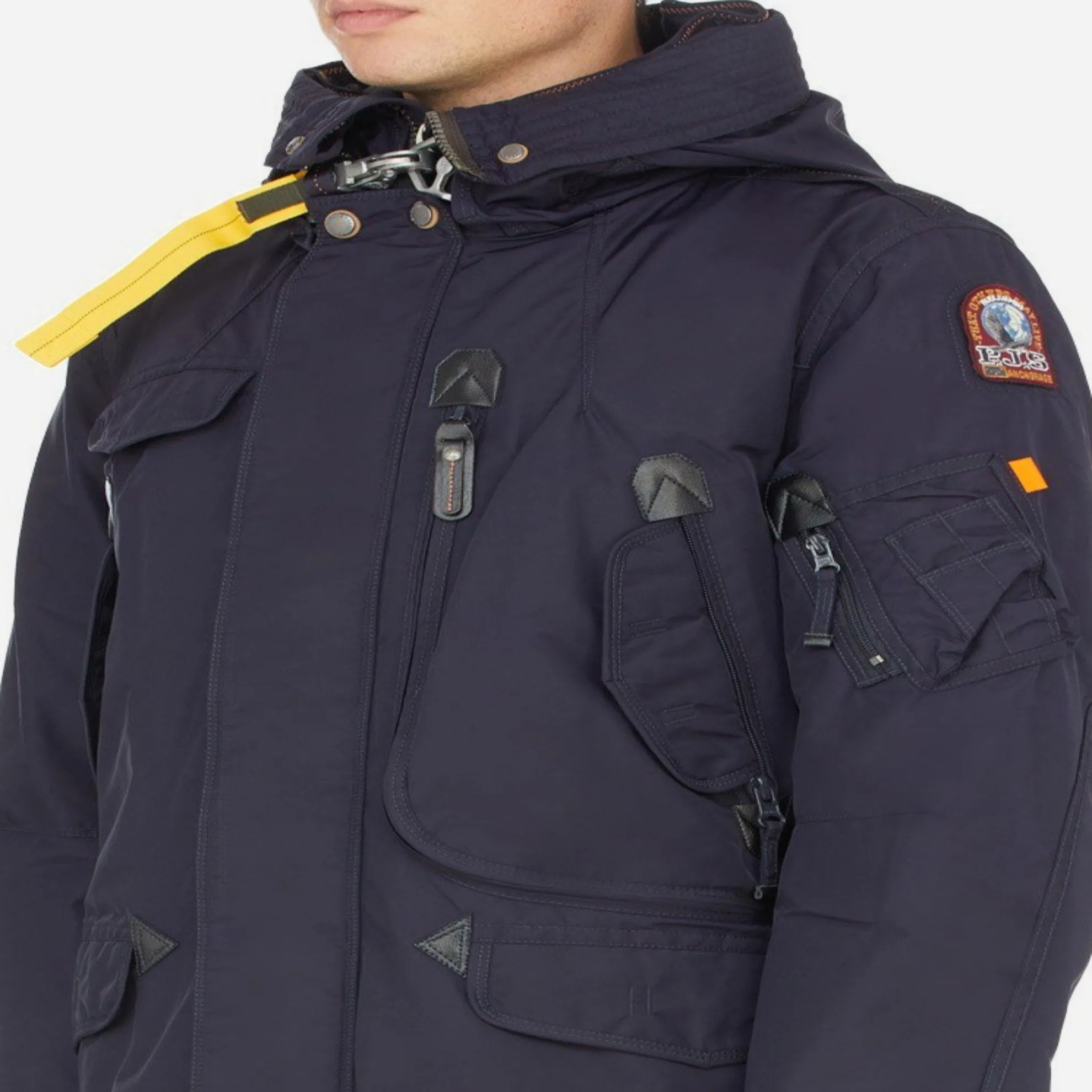 Right Hand Base Short Parka with Removable Down-Filled Lining / Navy