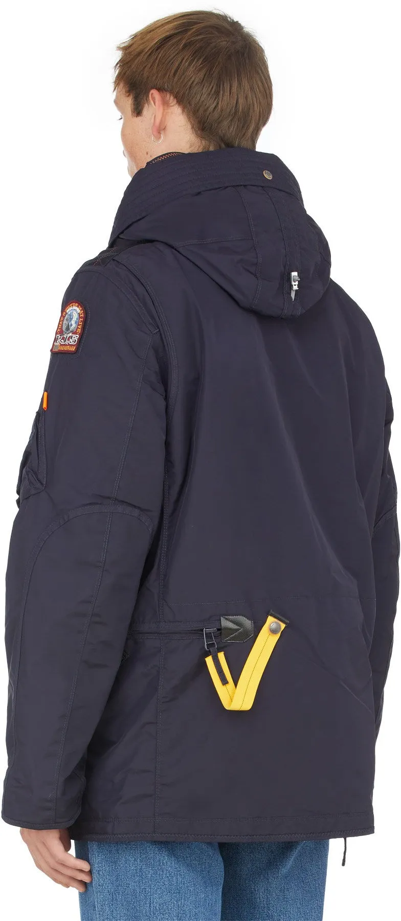 Right Hand Base Short Parka with Removable Down-Filled Lining / Navy