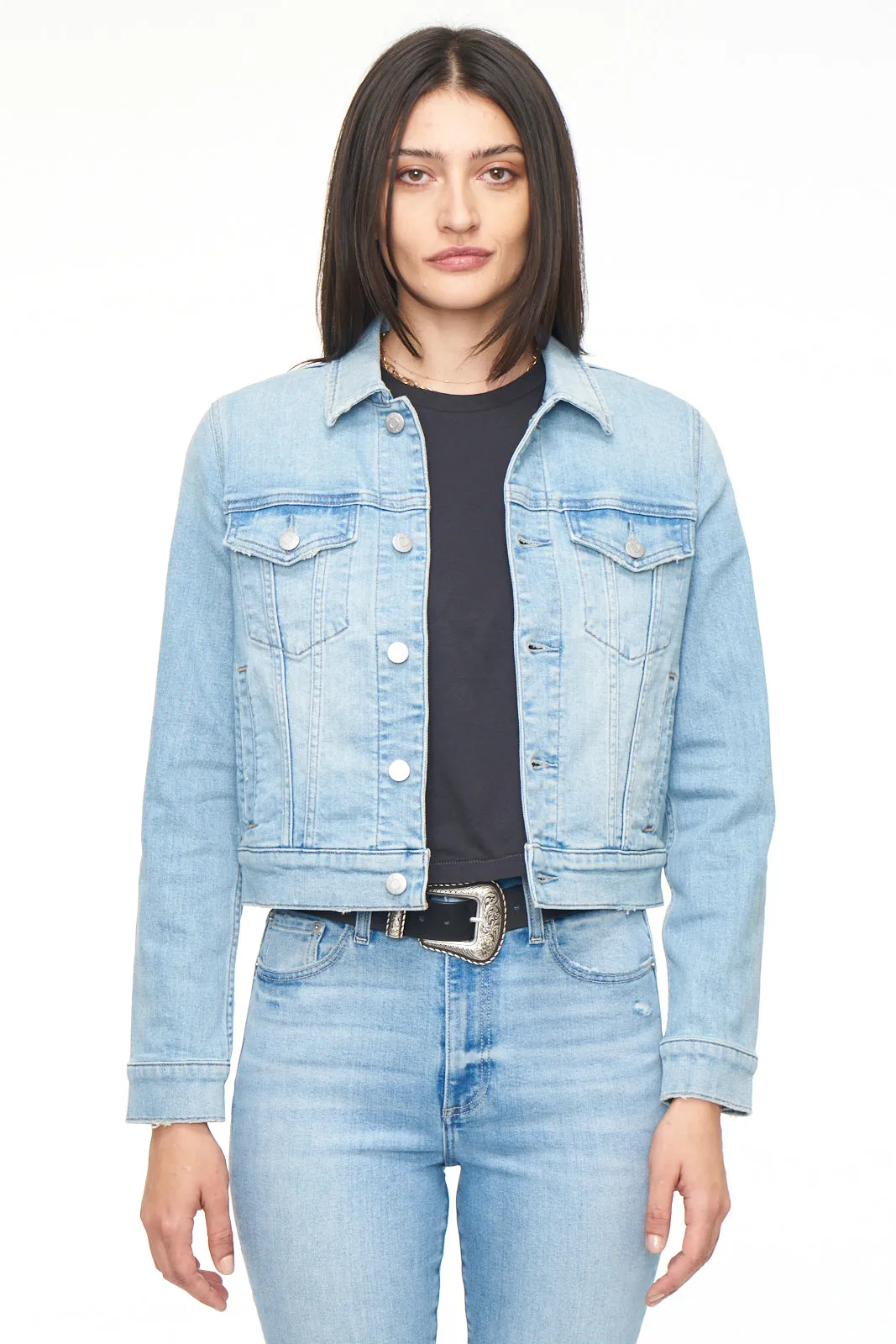 Saba Fitted Denim Jacket - Retreat