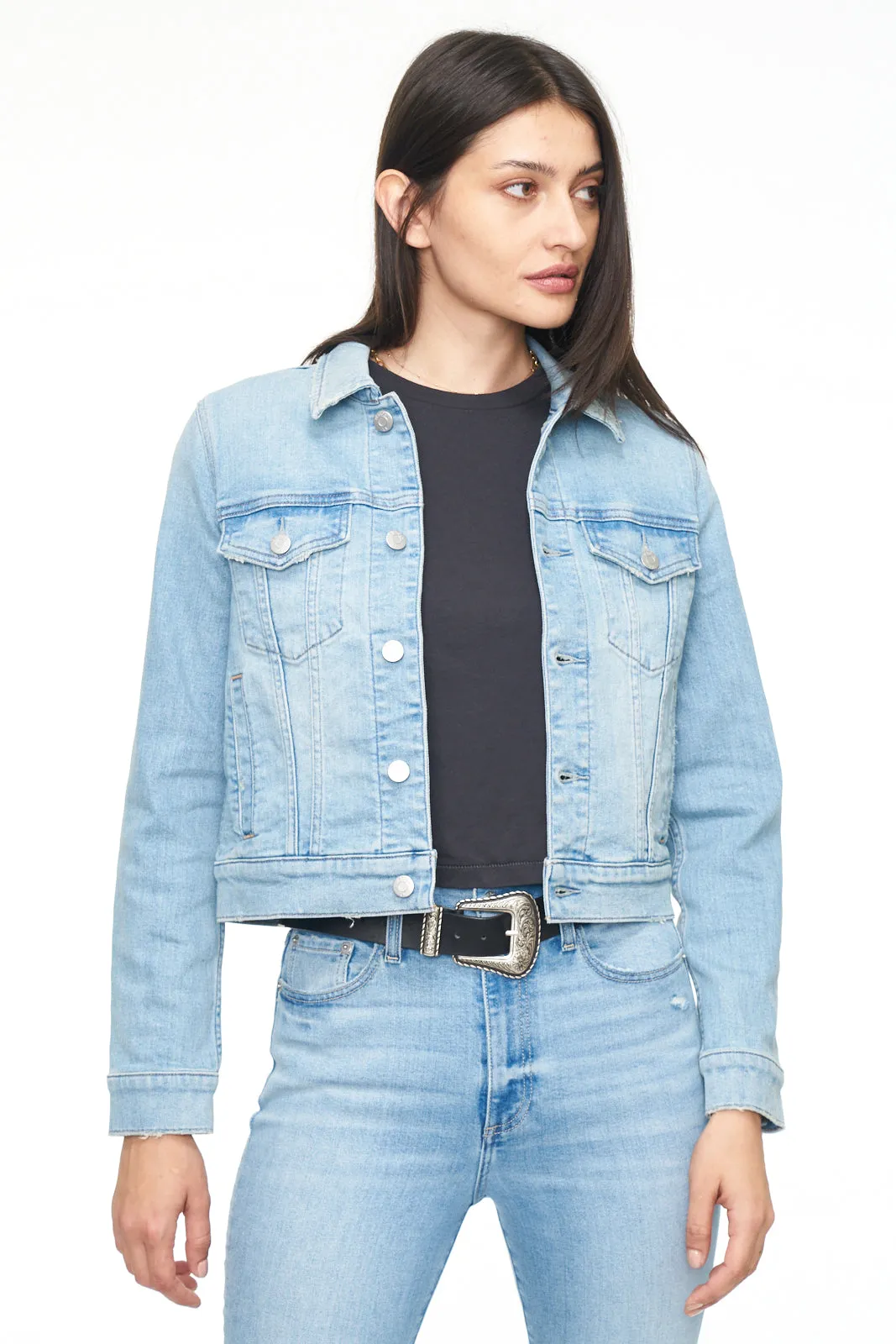 Saba Fitted Denim Jacket - Retreat