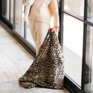 Saranoni Faux Fur Receiving | Classic Leopard