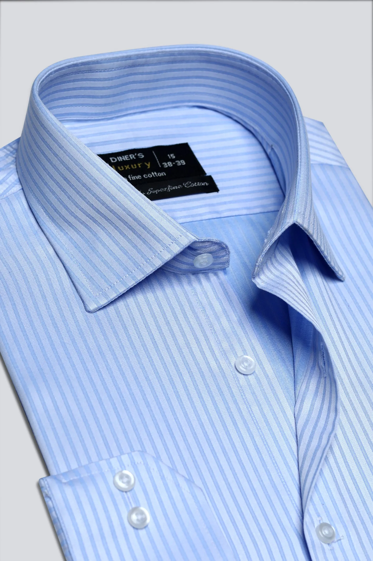 Sky Blue Stripe Formal Shirt